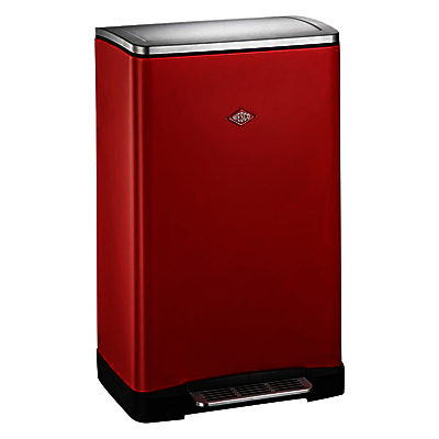 Wesco Big Double Boy Recycling Bin, 36L Red Wesco Big Double Boy Recycling Bin, 36L Red